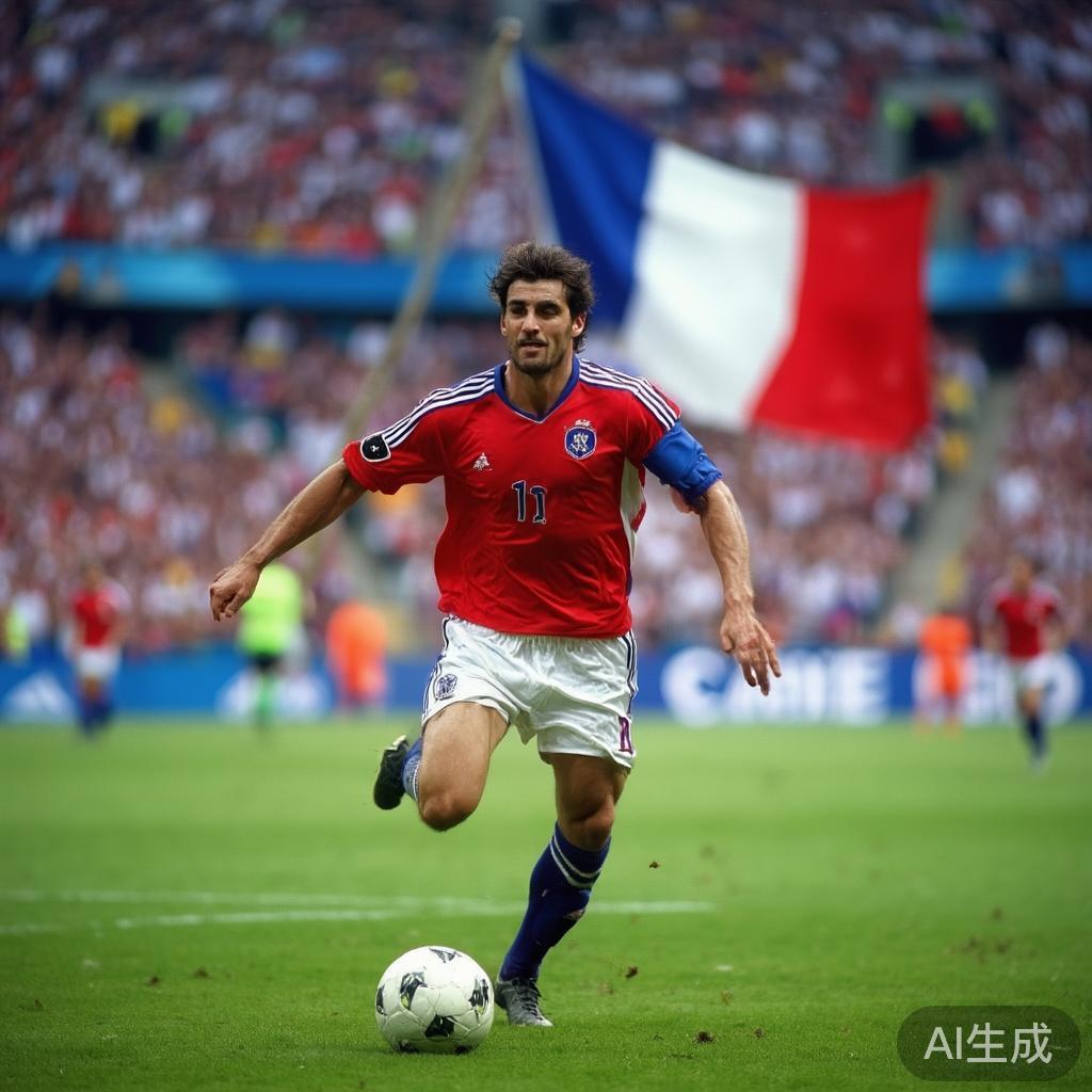 1998年，齐达内迎